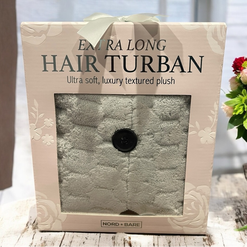 🪷Lt Blue:Extra Long Hair Turban: Reduce Split Ends & Drying Hair Faster